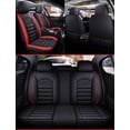 thumbnail image 5 of Seat Covers Protector Luxury PU Leather Front Rear Cushion 5-Seats all seasons, 5 of 5