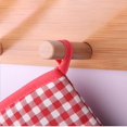 thumbnail image 3 of 1 Pair Non-slip Heat Resistant Oven Mitts For Baking, Microwave (brown), 3 of 4