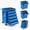 Blue, variant on 26 in Rolling Tool Chest with Wheels, 5-Drawer Tool Storage Cabinet/Tool Cart - Lock & Key Security - Includes Drawer Liners for Garage, Repair Shop & Warehouse - Black
