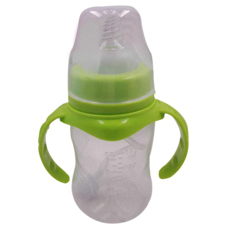 Wide Mouth Baby Infant Straw Sucker Pacifier Nipple Water Milk Bottle Drink 