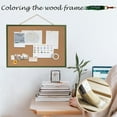 thumbnail image 6 of Toocust 28"x20" Cork Board for Wall, Frame Cork Board, Cork Message Board, Small Cork Board, Pin Board with Fixing Kits, 6 of 7