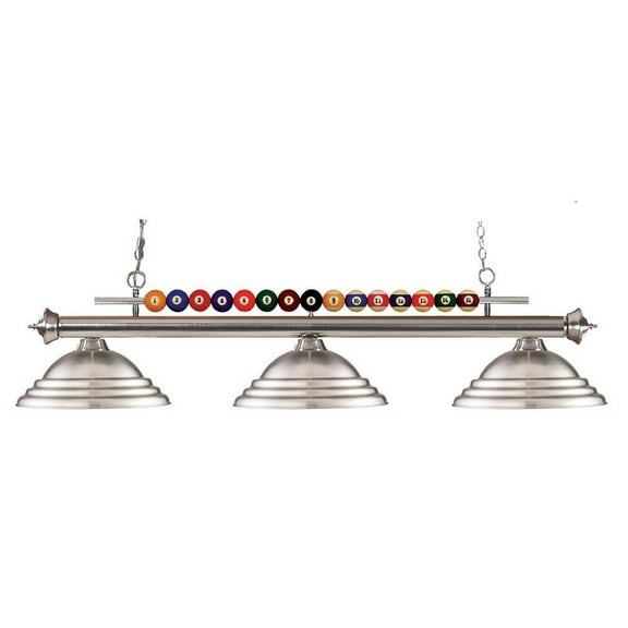 -3 Light Island/Billiard in Billiard Style-14 inches Wide By 15 inches High Bailey Street Home 372-Bel-1176650
