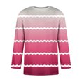 thumbnail image 2 of WEAIXIMIUNG T-Shirt Homme Manches 3/4 Saint-Valentin Décontracté Col Rond Confortable Couleur Unie, 2 of 4