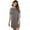 Gray, variant on Keimprove Women's Plus Size Nightgown Sleepwear 3/4 Sleeves Nightshirts Soft Sleep Pajamas Top Boyfriend Nightdress