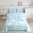 thumbnail image 2 of Homewish Cute Bow Tie Bedding Comforter Set,Baroque Print Twin Comforter Sets,Blue Bowknot Ribbon Bedding Set For Girl Kids,Ultra Soft Home Decor Reversible,2 Pieces, 2 of 8