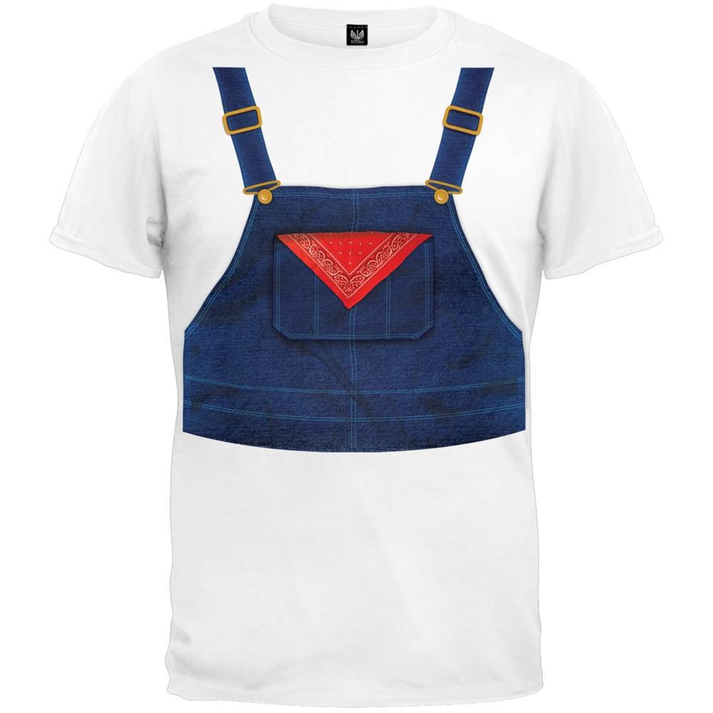 Halloween Men's Farmer Overalls Costume 