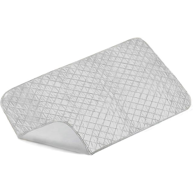 Ironing Mat Portable Travel Ironing Blanket Thickened Heat Resistant Ironing Pad For Washing Machine Dryer Tabletop Countertop Small Ironing Board(48x