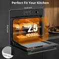 thumbnail image 6 of HELLONE 24" Single Wall Oven, Built-in Electric Ovens with 11 Cooking Modes, 3000W, 240V, 2.5 CF Convection Built-in Oven, Stainless Steel, Touch Control, Timer, Safety Lock, 6 of 7