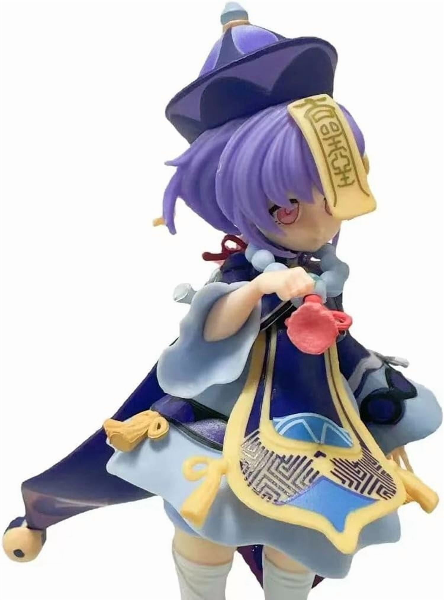 Newly Genshin Impact Figures, Qiqi Figure Statue 17cm/6.7inch PVC Character Figurine Cosplay Action Figures Model Collectible Anime Fans