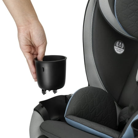 Revolve360 Slim 2-in-1 Rotational Car Seat with Quick Clean Cover (Stow Blue)