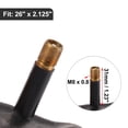 thumbnail image 3 of Unique Bargains 3 Pcs 26 inch Bike Inner Tube Rubber 31mm Long Straight Valve Bicycle MTB Inner Tire Tubes 26*2.125/2.4, 3 of 6