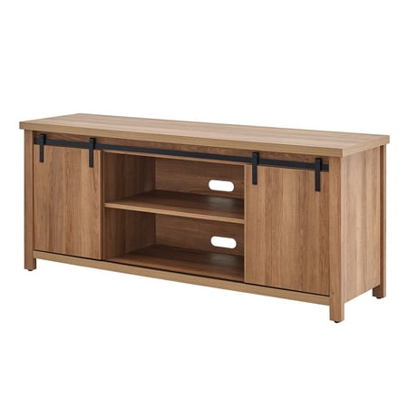 Camden&Wells - Deacon TV Stand for TVs Up to 65" - Golden Oak