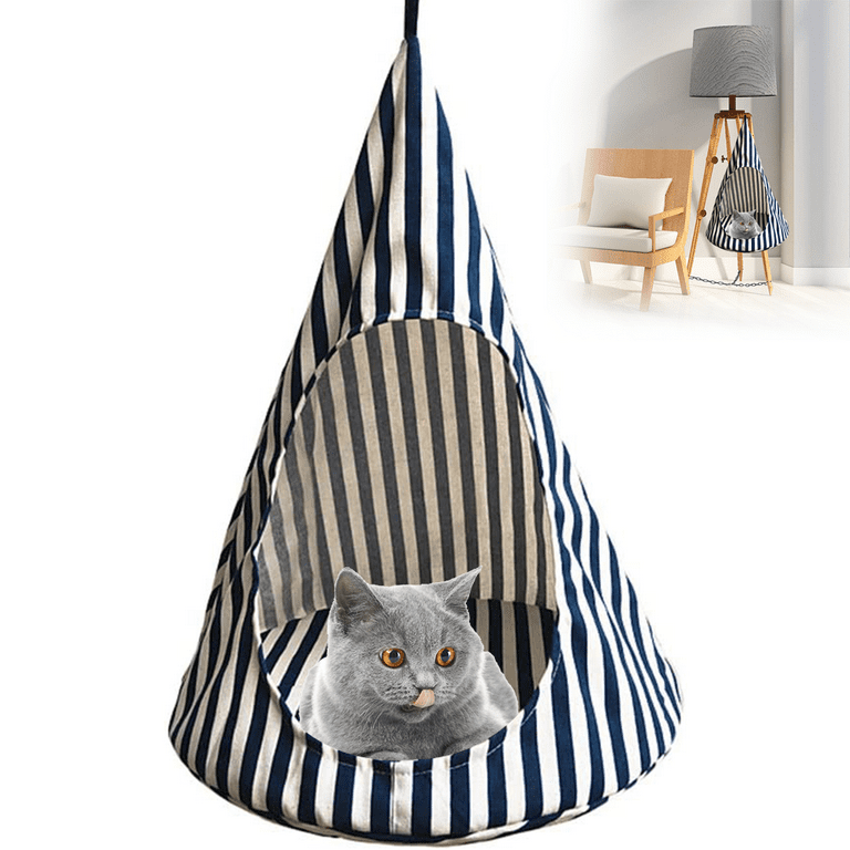 Cat Hammock Cat Beds Cat Swing Chair Pet Hanging Basket Cat nest Swing Kitten Hanging nest at Tent or Window Perch Ideal for Pet and Kids Toy Storage