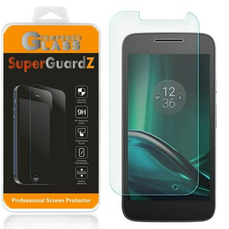 SuperGuardZ - Motorola Moto G4 Play / Motorola Moto G Play (4th Gen) Tempered Glass Screen Protector [Anti-Scratch, Anti-Bubble] + 3 Stylus Pen (2-in-1)