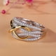 thumbnail image 4 of Sonducket Anillo de mujer elegante cristal cruzado decorativo mano joyería chapado vacaciones aniversario decoración colgante colgante Ropa, zapatos y accesorios Miscelánea Talla 6 Sonducket AP015524-02, 4 of 6