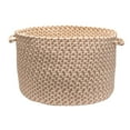 thumbnail image 4 of EM59A018X018 Elmwood - Denim 18"x18"x12" Basket, 90% Polypropylene/10% Wool - Round., 4 of 5