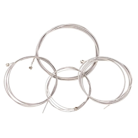 QAYOZ Electric Bass Strings Set 4 String Stainless Steel Guitar Strings