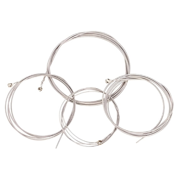 QAYOZ Electric Bass Strings Set 4 String Stainless Steel Guitar Strings