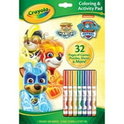 Crayola Paw Patrol Coloring & Activity Pad, 32 Pages & 7 Markers, Gift for Beginner Unisex Child