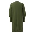 thumbnail image 7 of HCYSFG Womens Solid Color Cardigan Sweater Open Front Long Sleeve Front Pockets Longline Knit Loose Fit Casual Layering Tops, 7 of 7
