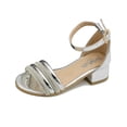 thumbnail image 3 of Sandalia para Niña Wildcat Graduación Salidas Elegantes color Plata 18.5, 3 of 6