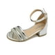 thumbnail image 3 of Sandalia para Niña Wildcat Graduación Salidas Elegantes color Plata 18.5, 3 of 6