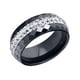 thumbnail image 1 of Minnieouse Anillo de cerámica de moda para mujer, joyería de boda elegante y versátil, anillos para boda, anillos de mujer Ropa, zapatos y accesorios Miscelánea negro Tamaño 10, 1 of 6