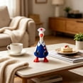 thumbnail image 6 of RUINIXCW 7 Inch Nurse Desk Goose Outfits Desktop Duck Outfit Decor Mini Porch Goose Outfit for Desk Goose Figurine Desk Goose Felt Clothes and Accessories Set (No Goose), 6 of 8