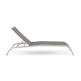 thumbnail image 2 of Modway Savannah Outdoor Patio Aluminum and Mesh Chaise Lounge Chair in Gray, 2 of 7