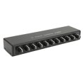 thumbnail image 4 of Amplificador de auriculares Mini conector auxiliar Entrada de 3,5 mm 1 entrada 10 canales de salida Adaptador de amplificador de sonido estéreo Distribuidor 100-240 V Enchufe de EE. UU., 4 of 10