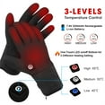thumbnail image 2 of Heated Gloves for Men Women, 7.4v 2200mah Electric Rechargeable Battery Powered Warm Gloves, Up to 8 Hours for Outdoor Skiing Motorcycle Hunting Hiking Camping Snow Shoveling Walking Dogs, 2 of 10