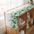 thumbnail image 6 of Table Runners 70 Inches Long Dress Scarves, Green Blooms Floral Farmhouse Coffee/Dining/Kitchen Table Decor, Holiday Table Runner, Farmhouse Spring Flowers Botanical 13x70 Inch, 6 of 9
