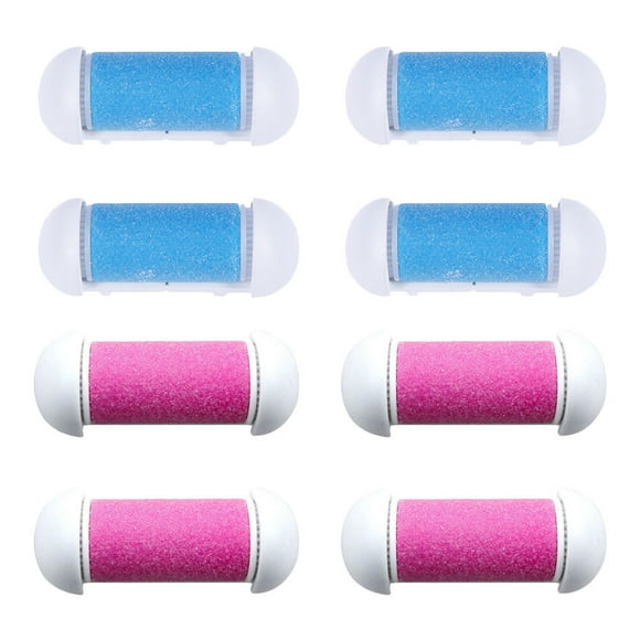 8 cabezales de repuesto creativos para pedicura, rodillos para eliminar piel muerta de los pies.