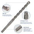 thumbnail image 4 of COMOWARE Rotary Hammer Drill Bits Set & Chisels- SDS Plus Concrete Masonry Hole Tool 17pcs with Storage Case, 4 of 9