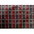 thumbnail image 4 of oneOone Cotton Silk Gray Fabric Madras Check Craft Projects Decor Fabric Printed By The Yard 42 Inch Wide, 4 of 4