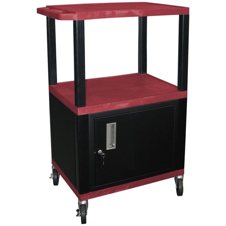Tuffy 42 in. Utility Cart with Locking Cabinet