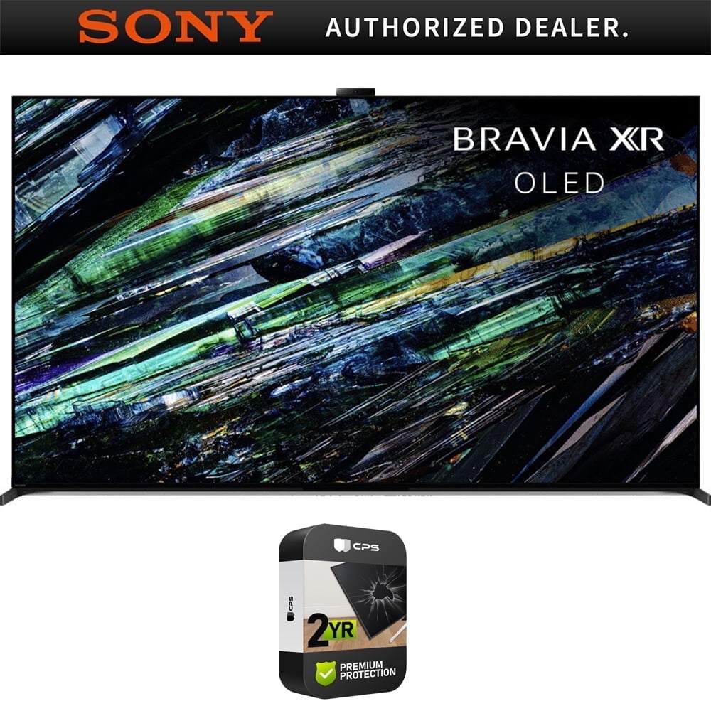Restored Sony XR77A95L BRAVIA XR A95L 77 inch QD-OLED 4K HDR Smart TV 2023 Bundle with 2 YR CPS Enhanced Protection Pack (Refurbished)