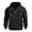 (Mul-Pocket)Black, variant on Coorders Men's Full-Zip Hoodie Pockets, Men's Hooded Outwear Sweatshirt Zipper ,Big and Tall Navy,Size L