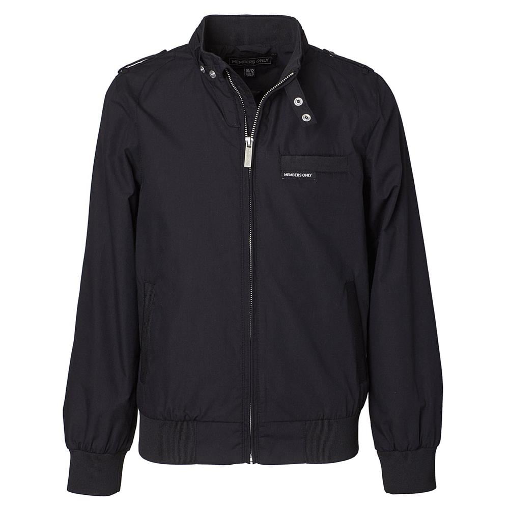 Members only iconic hot sale black racer jacket