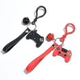 thumbnail image 3 of Pvc juego llavero Joystick llavero colgante hombres mujeres pareja clave H baratija rojo, 3 of 5