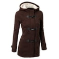 thumbnail image 5 of 2021 Best Selling Amazon Hooded Classic Cow Horn Button Jacket Cotton Coat Autumn/Winter Parkas Fashion Outerwear, 5 of 5
