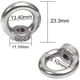 thumbnail image 2 of Juego de pernos de ojo de acero inoxidable M5 con 16 tuercas de ojo de elevación, tuercas de anillo hembra para conexiones de cuerda, hardware resistente, 2 of 5