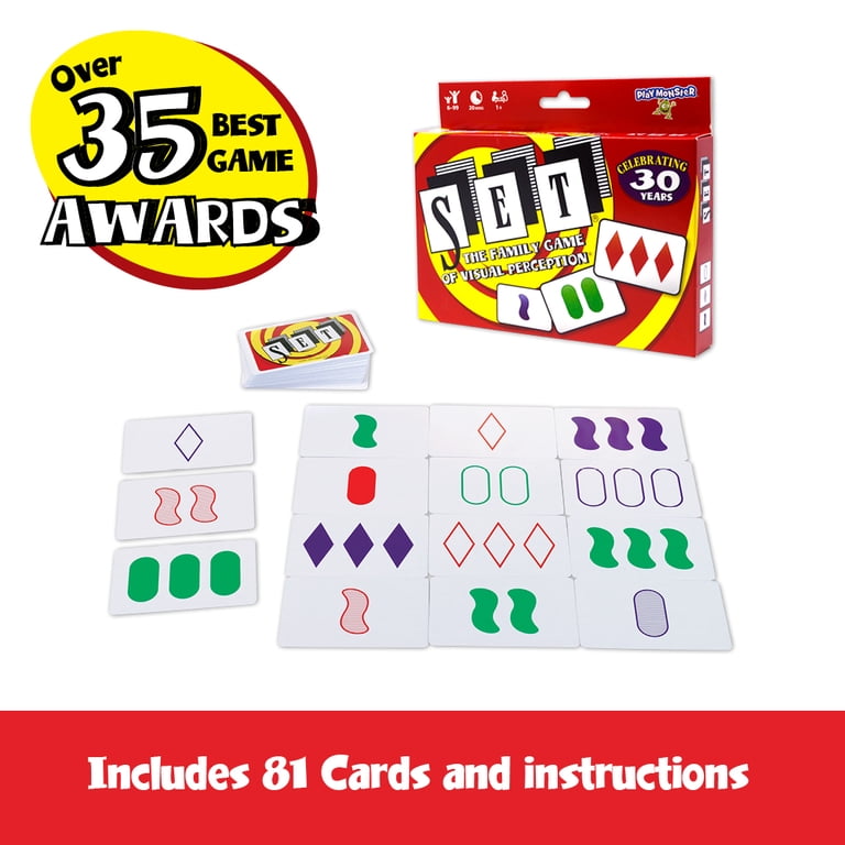 PlayMonster Set Card Game - Visual Perception Game for Kids photo 5