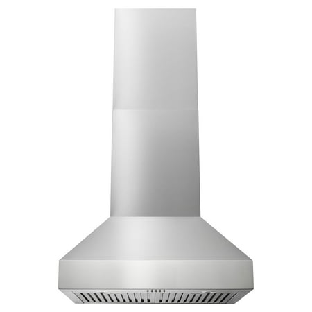 Thor Kitchen 30 Inch Professional Wall Mount Pyramid Hood  14 Inches Tall-TRH30P