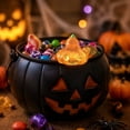 thumbnail image 5 of Halloween Luminous Pumpkin Ornament,Mini Glow in the Dark Pumpkin Decorations, Tiny Luminous Pumpkins Fall Decorations for Halloween Party, 5 of 7