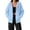 Light Blue #042, variant on Womens Comfort Fit Zip Up Hoodie Casual Soft Travel Hoody Sweatshirts, XL
