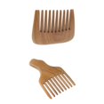 thumbnail image 1 of de de 2 Piezas, Diente Ancho, Sándalo , Sin ador Estático, de Cepillos para El Cabello jinwen Conjuntos de peine de madera natural, 1 of 8