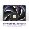 thumbnail image 3 of Ventilador NZXT F360X Performance de marco único 3X 120 mm PWM RGB, 3 of 9
