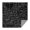 Math Equations Binary, variant on Math Equations Binary Code Blue Pattern Square Tablecloth,Waterproof Square Table Cover,Wipeable Spillproof Washable Table Cover for Home Kitchen Party Decor 52"x52"(132x132cm)
