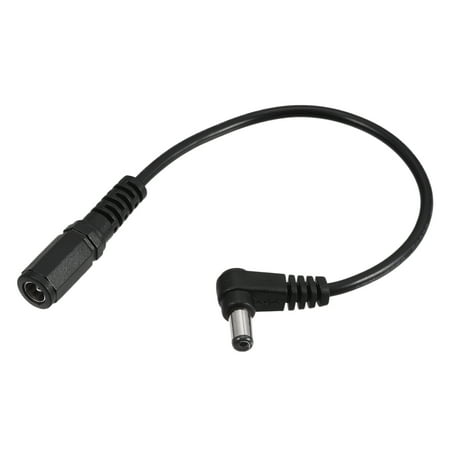 

Uxcell 5.5mm x 2.1mm DC Power Extension Cable 90 Degree Angle Male Plug 0.2m 2pack